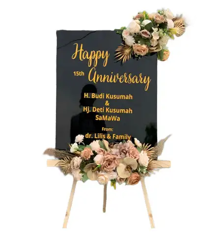 Papan Bunga Akrilik Kemetul