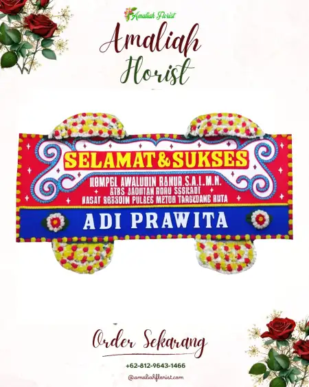 Papan Bunga Ucapan Selamat Kemetul